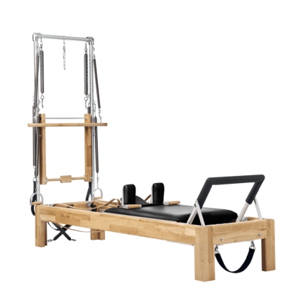 Oak Pilates Reformer / Tower Combination